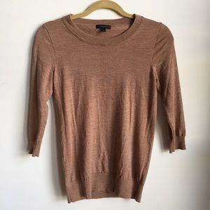 J. Crew XS Tippi sweater in nutmeg brown